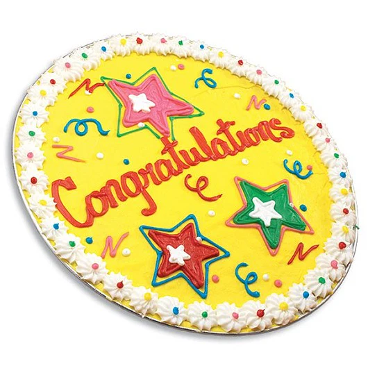 Congratulations Iced Cookie Cake
