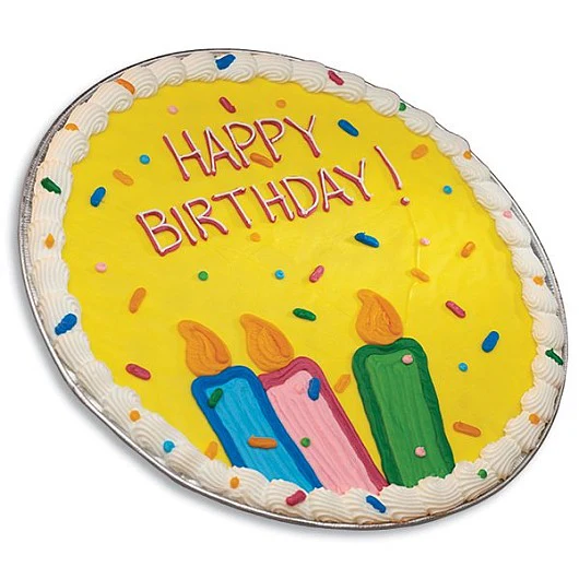 Happy Birthday Iced Cookie Cake